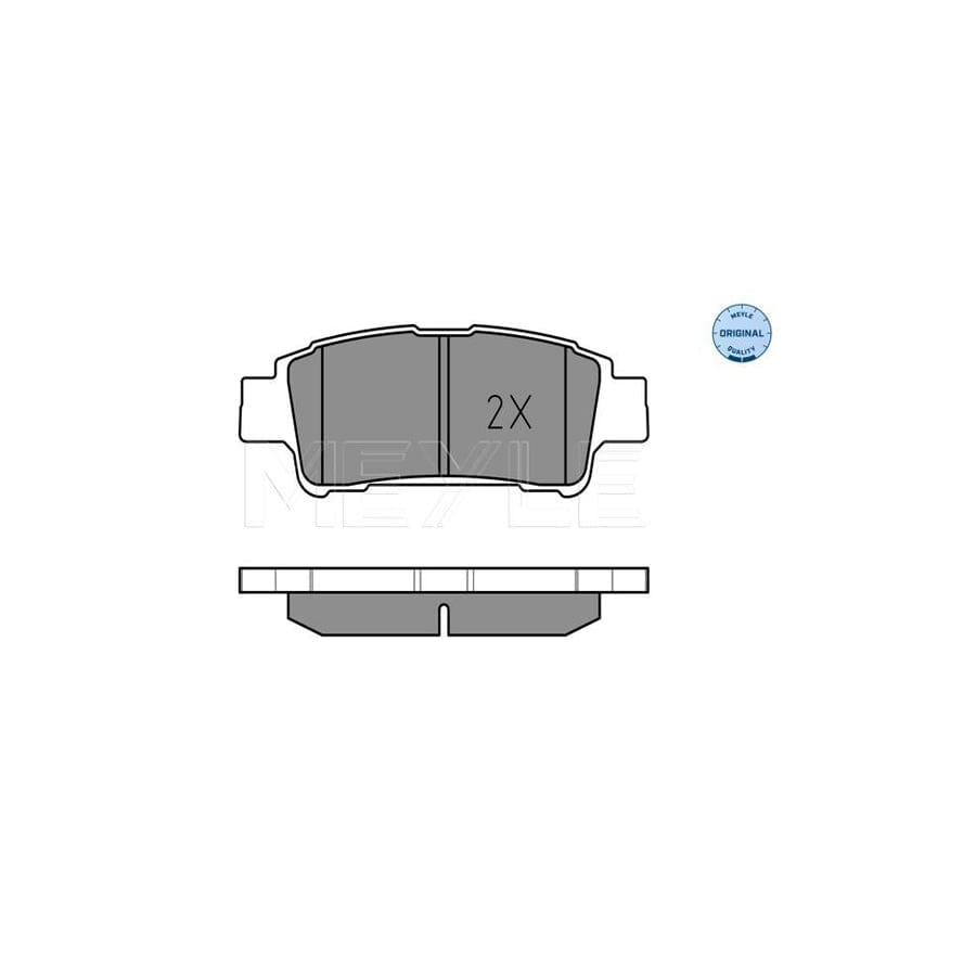 Meyle 025 236 4616/W Brake Pad Set