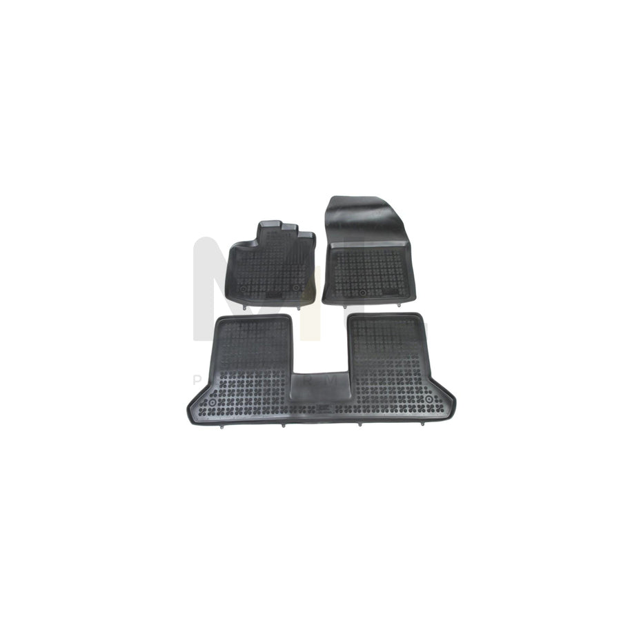 REZAW PLAST 203405 Floor mat set for DACIA Dokker Estate (KE_) Elastomer, Front and Rear, Quantity: 3, Black | ML Performance Car Parts