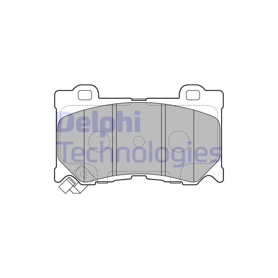 Delphi Lp2156 Brake Pad Set