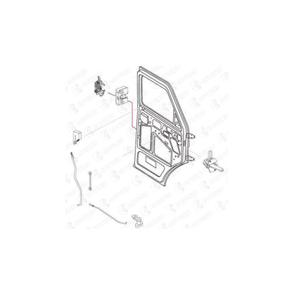 Covind 038/177 Door Lock For Iveco Daily Ii Box Body / Estate | ML Performance UK