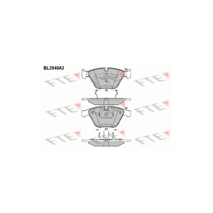 Fte 9010626 Brake Pad Set | ML Performance UK Car Parts