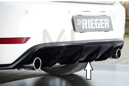 Rieger 00088023 VW Mk6 Golf GTI Rear Diffuser 1 | ML Performance UK Car Parts