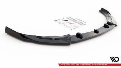 Maxton Design Mercedes Benz C63 AMG Coupe C205 (Facelift) Front Splitter V.2