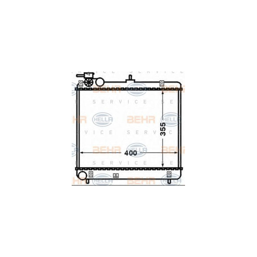 Hella 8MK 376 768-491 Engine Radiator