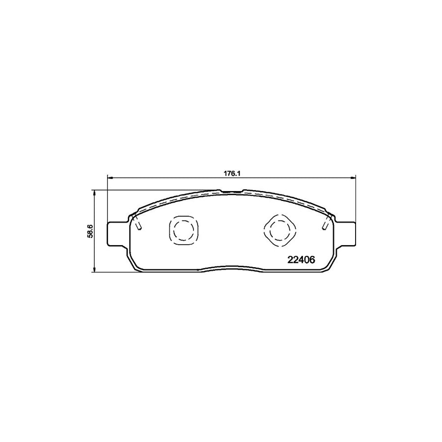 Hella 8MP 376 800-711 Water Pump