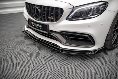 Maxton Design Mercedes Benz C63 AMG Coupe C205 (Facelift) Front Splitter V.2