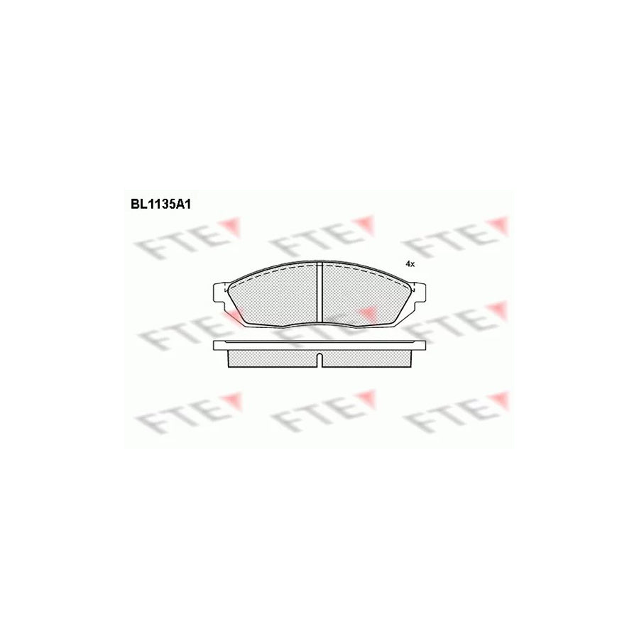 Fte BL1135A1 Brake Pad Set | ML Performance UK Car Parts