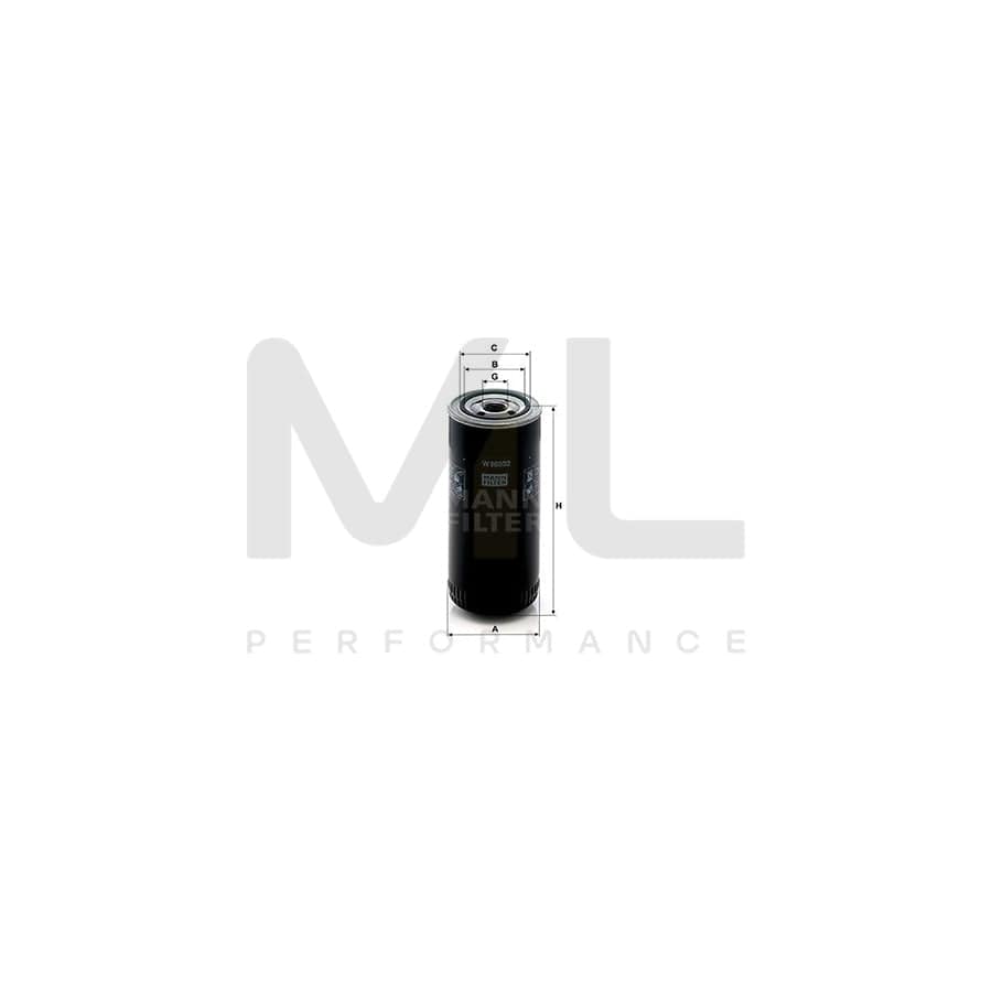 MANN-FILTER W 962/32 Oil Filter Spin-on Filter | ML Performance Car Parts