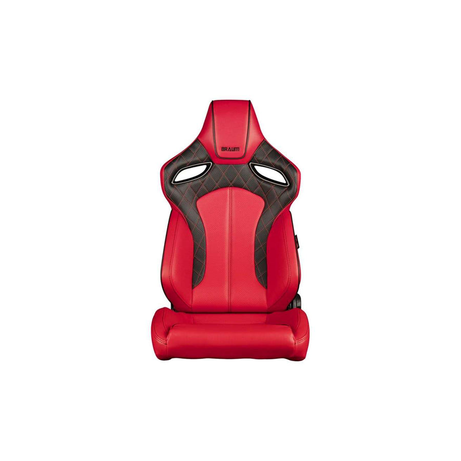 BRAUM Orue Series Racing Seats (Diamond Ed. Red Leatherette) – Pair