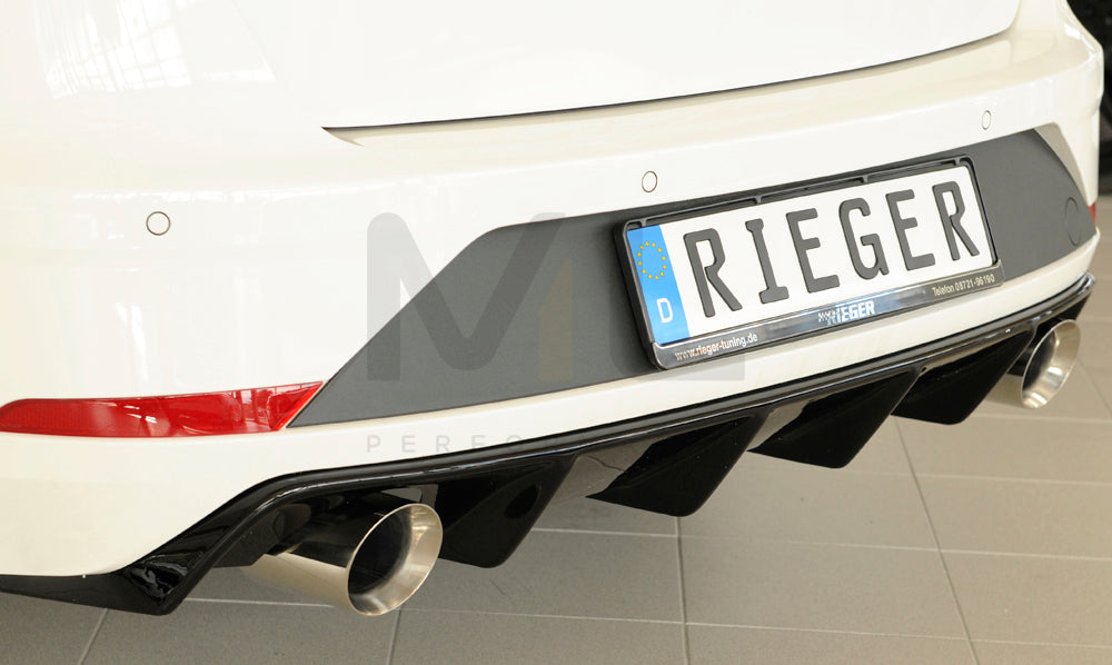 Rieger 00088177 SEAT 5F Leon FR Rear Diffuser 2 | ML Performance UK Car Parts