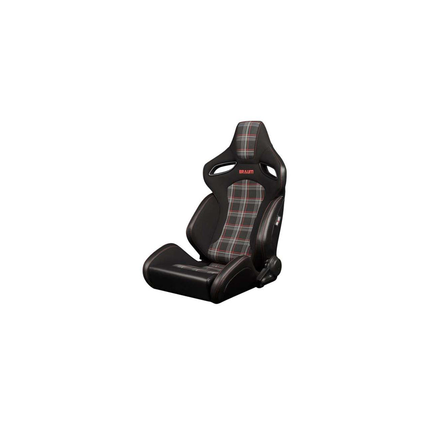 BRAUM Orue-S Series Sport Reclinable Seats (Black & Red Plaid) – Pair | ML Performance UK Car Parts