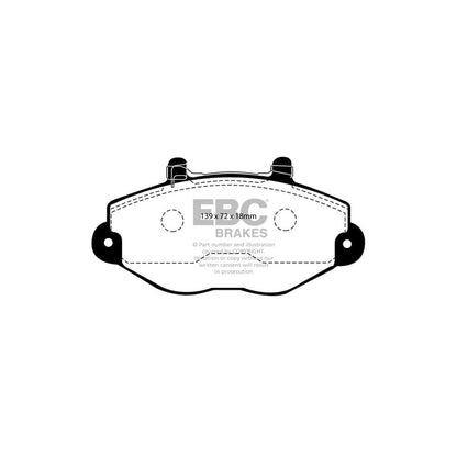 EBC PDKF805 Ford Transit Ultimax Front Brake Pad & Plain Disc Kit 2 | ML Performance UK Car Parts