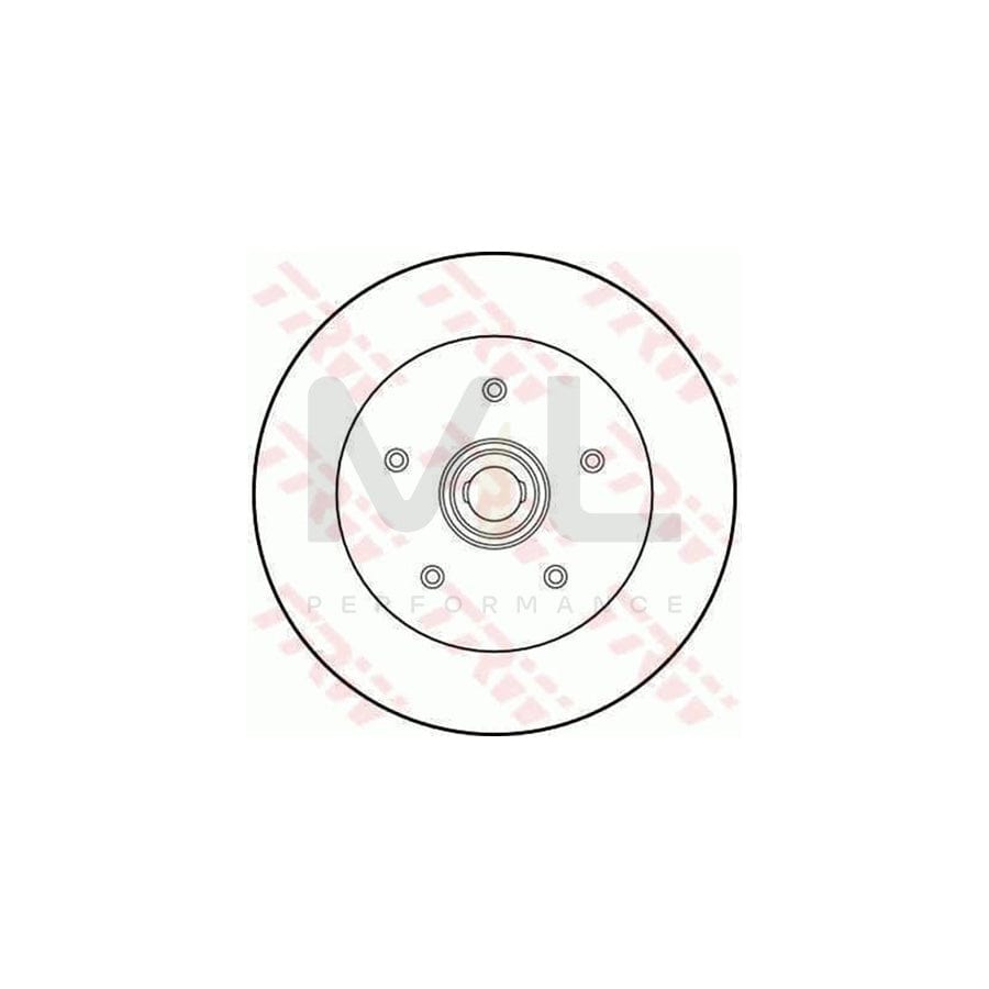 TRW DF1534 Brake Disc for Solid | ML Performance Car Parts