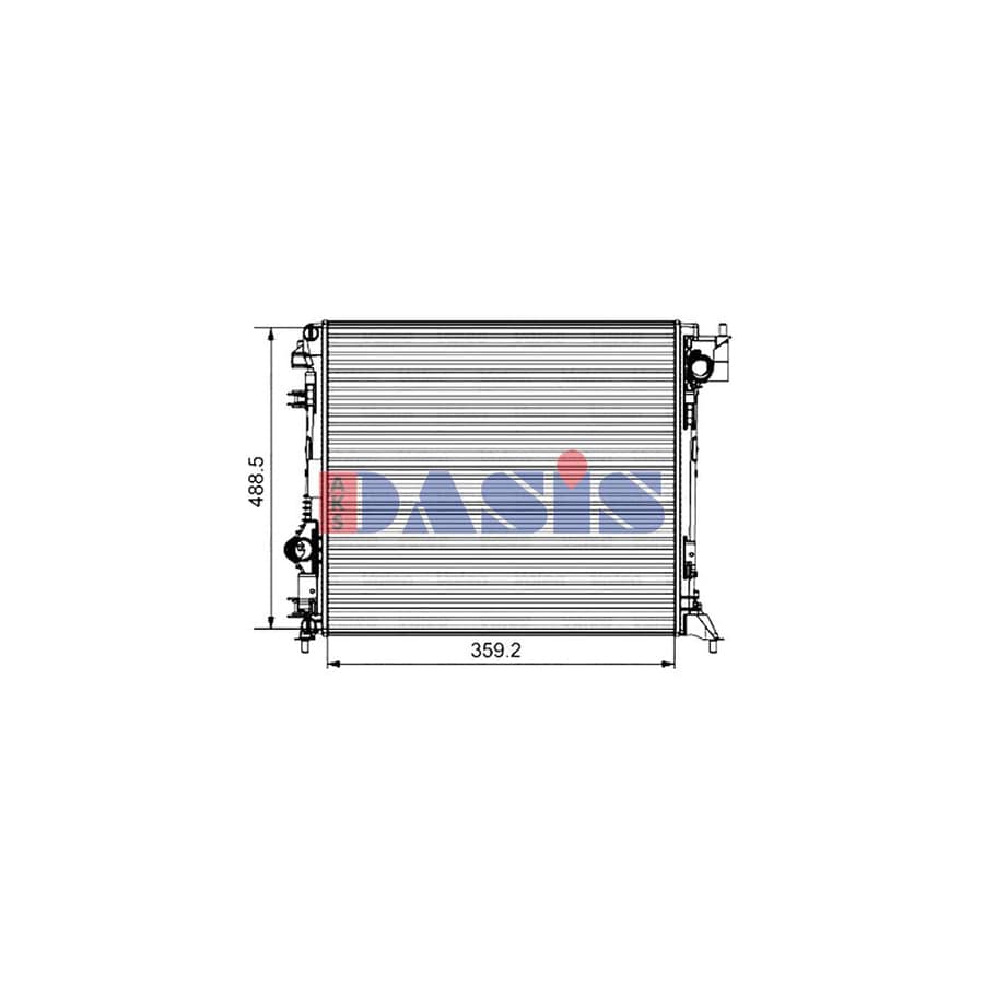 AKS Dasis 070192N Engine Radiator | ML Performance UK