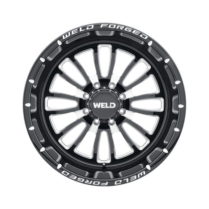 Weld W70902060BAA Vektor Xt Wheel 20x12 5x150 ET-51 BS4.5 Gloss Black & Contrast Cut