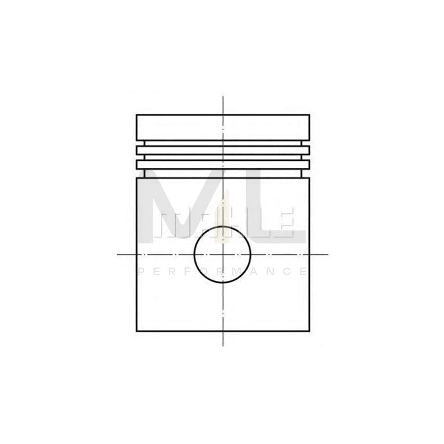 MAHLE ORIGINAL 013 99 00 Piston 90,03 mm, with piston rings | ML Performance Car Parts