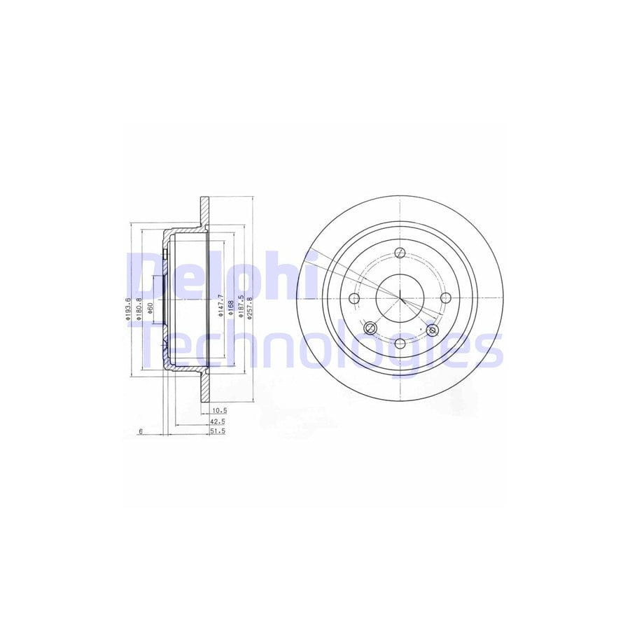 Delphi Bg4091 Brake Disc