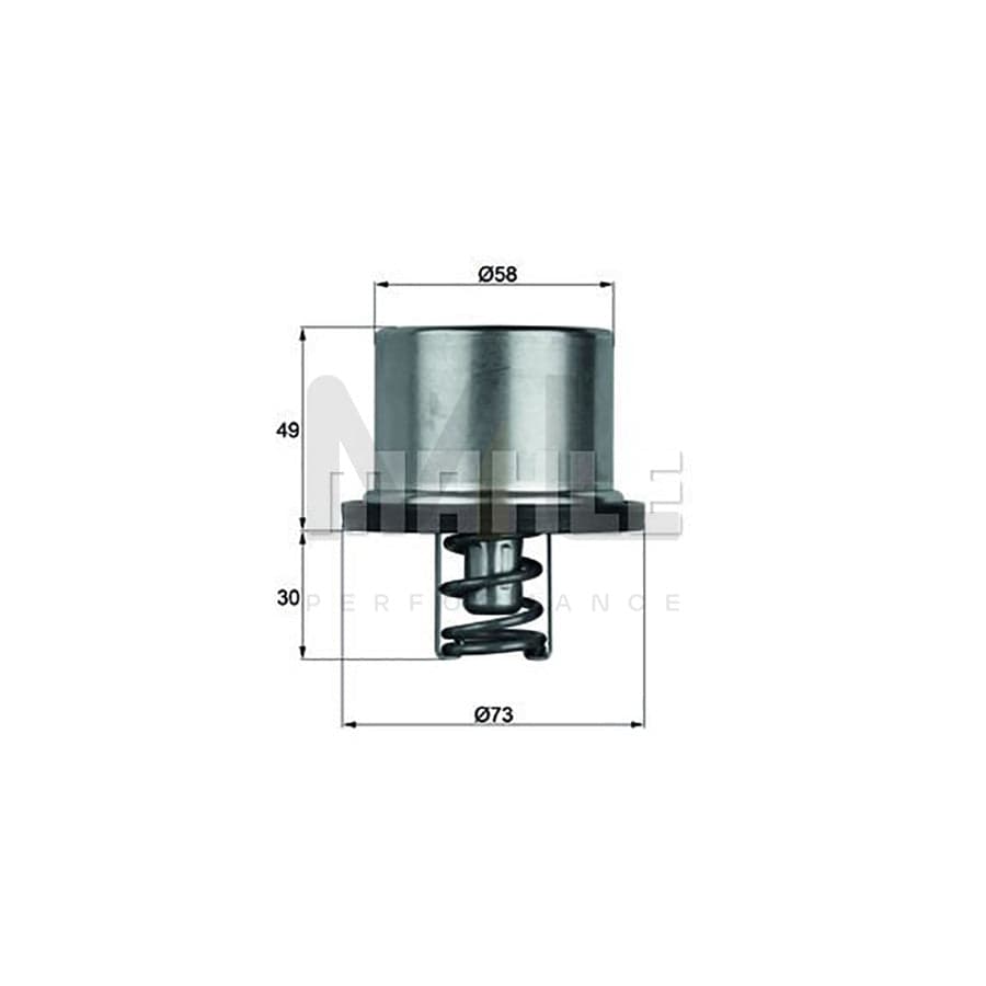 MAHLE ORIGINAL THD 1 82 Engine thermostat Opening Temperature: 82��C, with seal | ML Performance Car Parts