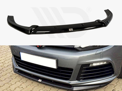 Maxton Design VW-GO-6-R-CUPRA-FD1T Front Splitter VW Golf Vi | ML Performance UK Car Parts