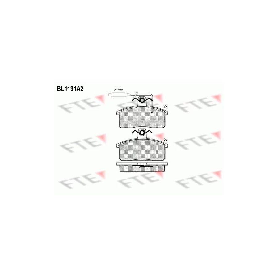 Fte BL1131A2 Brake Pad Set | ML Performance UK Car Parts