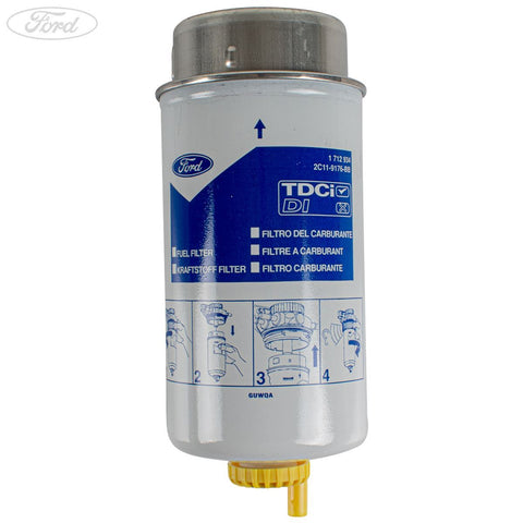 GENUINE FORD 1712934 TRANSIT TDCI DIESEL FUEL FILTER 6" 2 MICRON | ML Performance UK