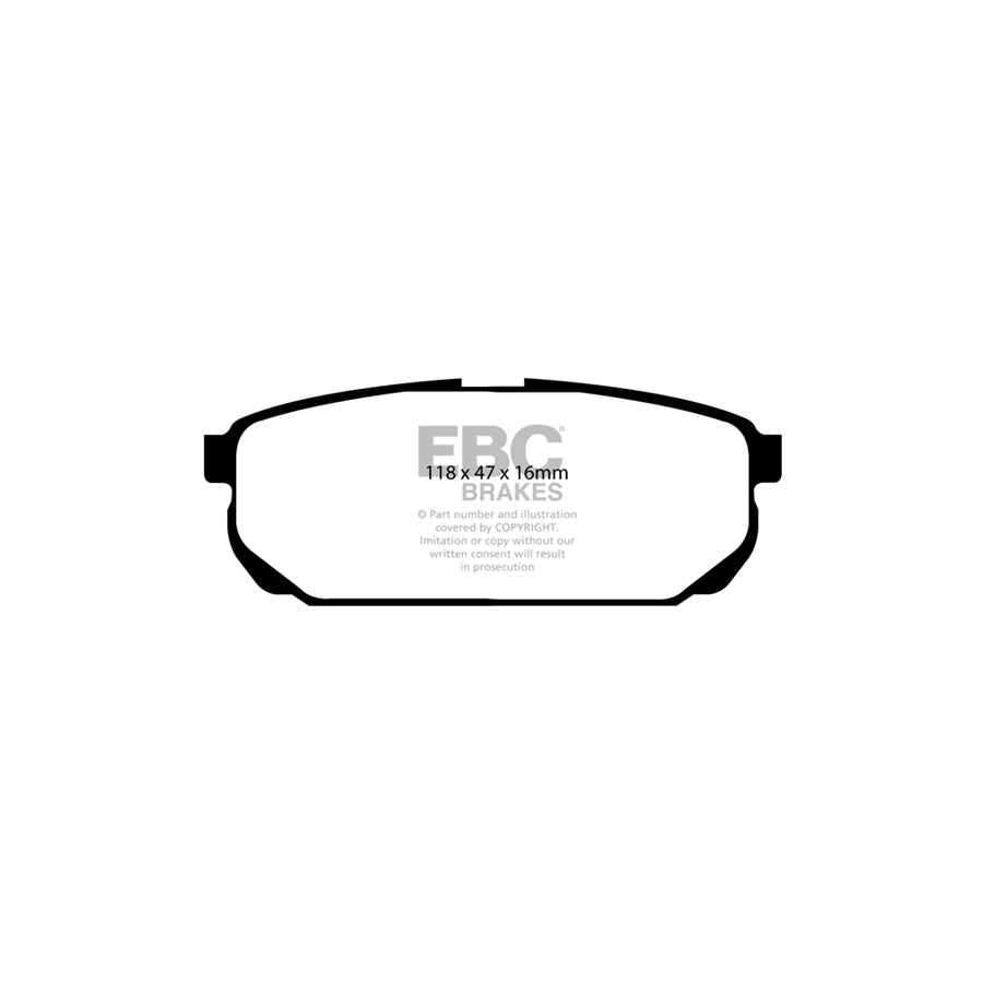 EBC DP1559 Kia Sorento Ultimax Rear Brake Pads 2 | ML Performance UK Car Parts