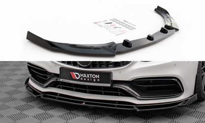 Maxton Design ME-C-205F-AMG-C-FD2T Front Splitter V.2 Mercedes Benz C63 AMG Coupe C205 (Facelift) | ML Performance UK Car Parts