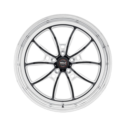 Weld 80HB8100B61A S80 Wheel 18x10 5x4.75 ET15 BS6.1 Black Center - Polished Shell