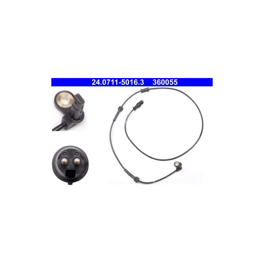 ATE 24.0711-5016.3 Abs Sensor For Fiat Brava