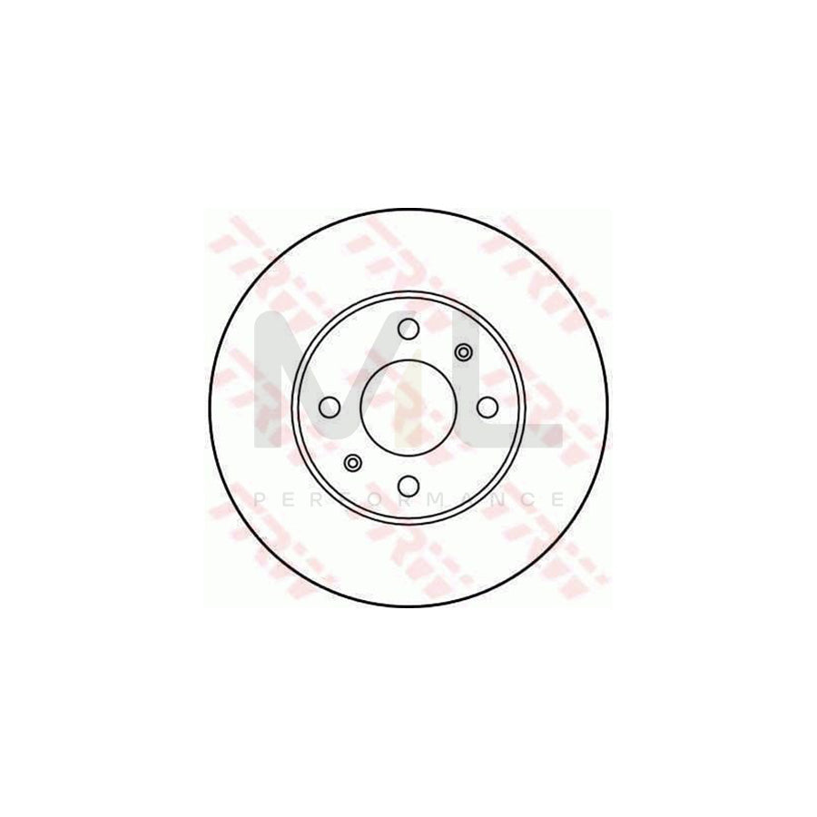 TRW DF3000 Brake Disc for NISSAN SUNNY Vented | ML Performance Car Parts