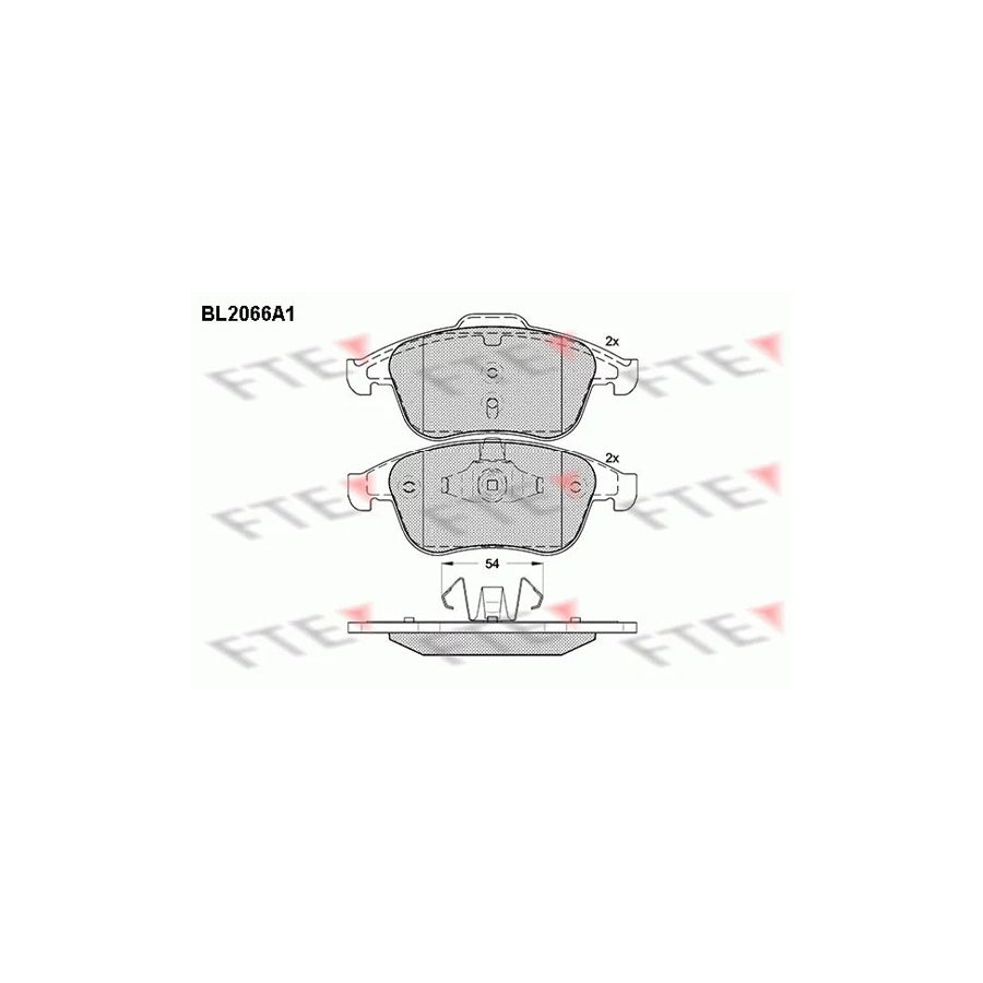 Fte 9010649 Brake Pad Set | ML Performance UK Car Parts