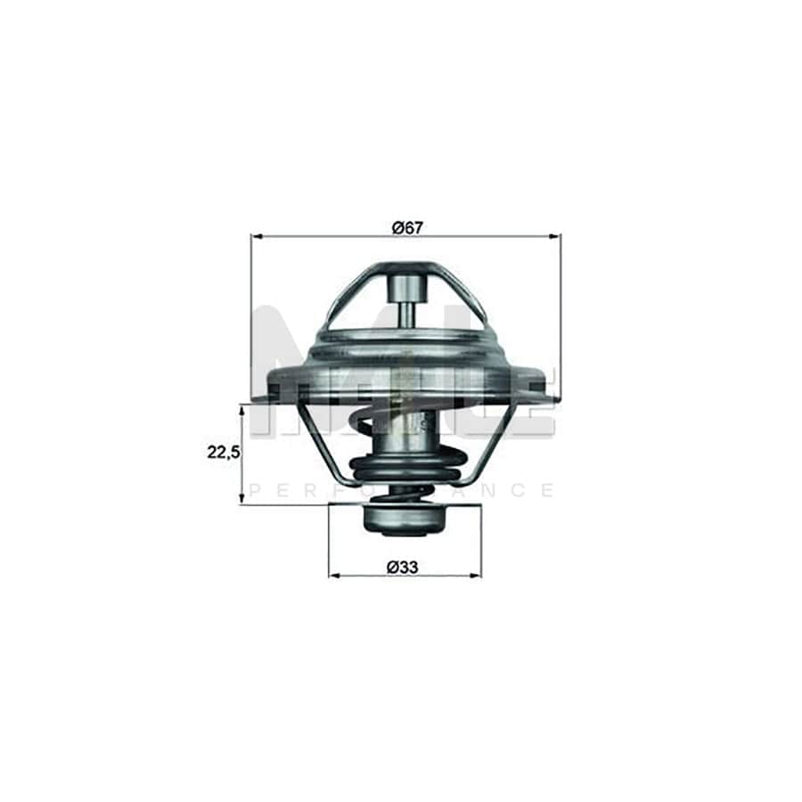 MAHLE ORIGINAL TX 38 80D Engine thermostat Opening Temperature: 80��C, with seal | ML Performance Car Parts