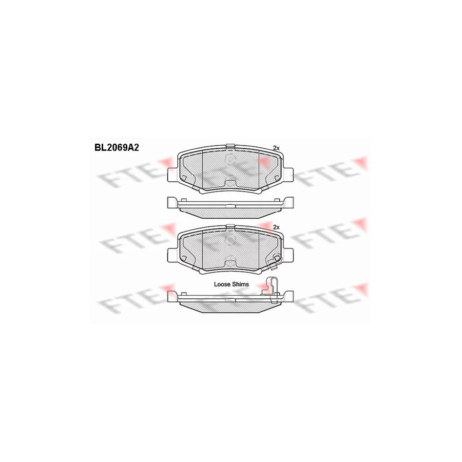 Fte BL2069A2 Brake Pad Set | ML Performance UK Car Parts