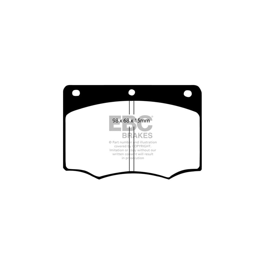 EBC PD11KF856 TVR Greenstuff Front Brake Pad & GD Disc Kit 2 | ML Performance UK Car Parts