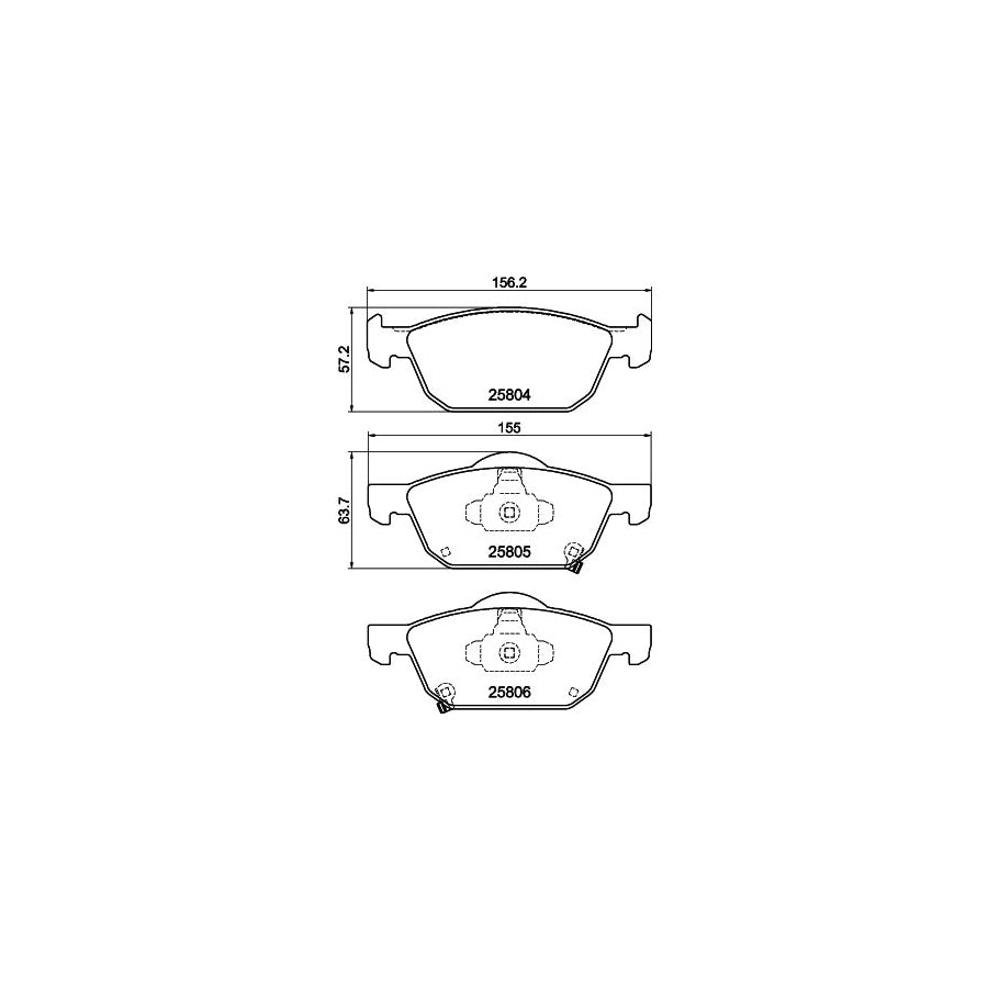 Hella 8MP 376 800-791 Water Pump