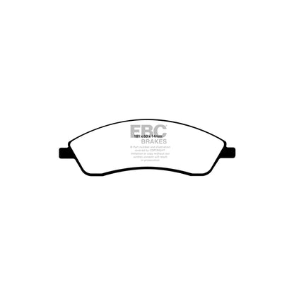 EBC DP41692R Cadillac Yellowstuff Front Brake Pads (Inc. CTS, SRX, STS) 2 | ML Performance UK Car Parts