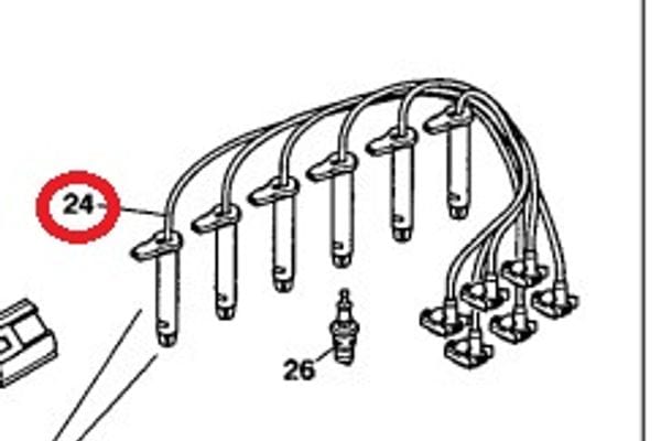 Aston Martin 07-80412 HT Lead Set | ML Performance UK Car Parts