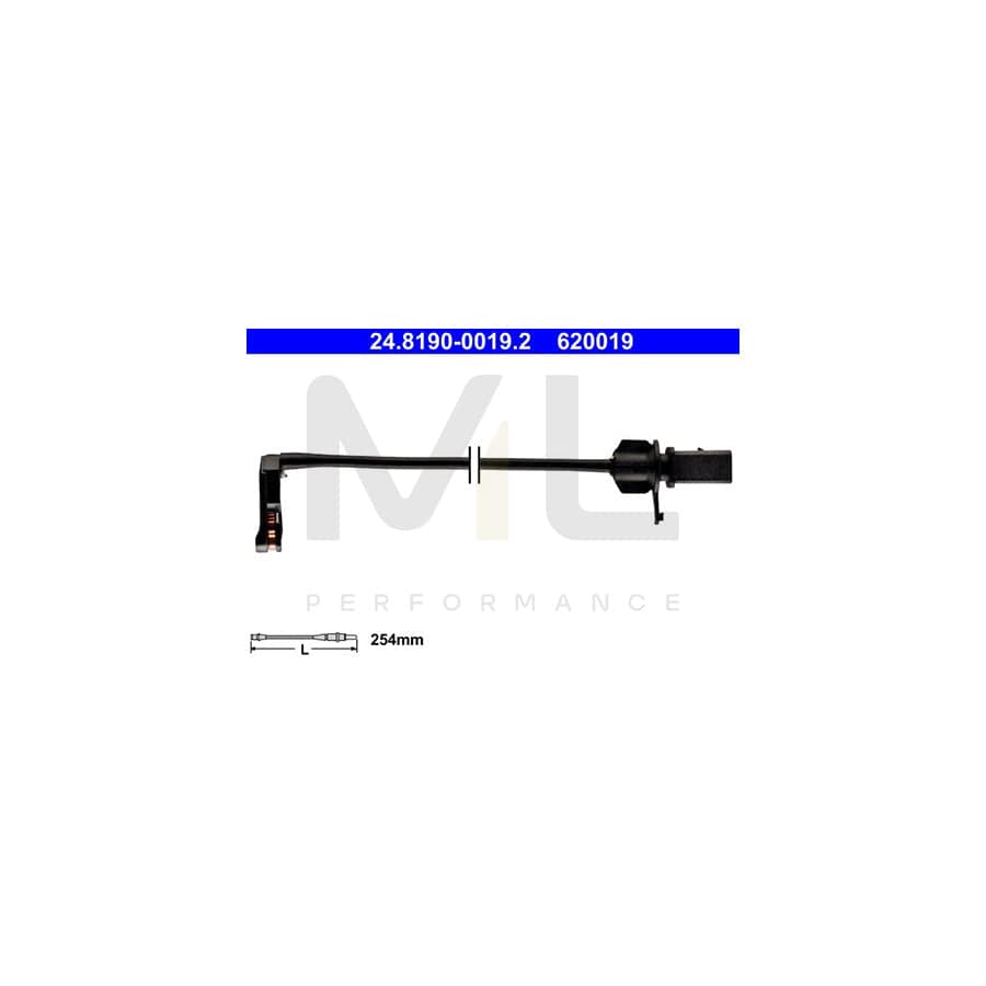 ATE 24.8190-0019.2 Brake pad wear sensor | ML Performance Car Parts