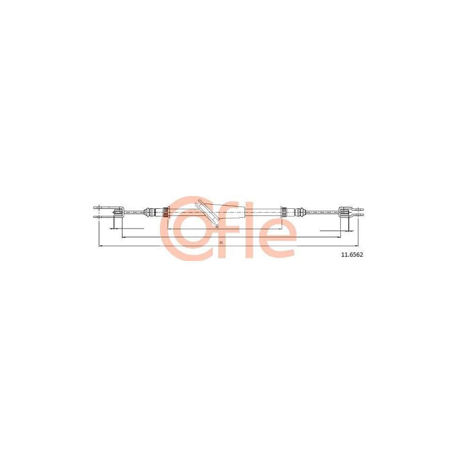 Cofle 92.11.6562 Hand Brake Cable For Renault Trafic