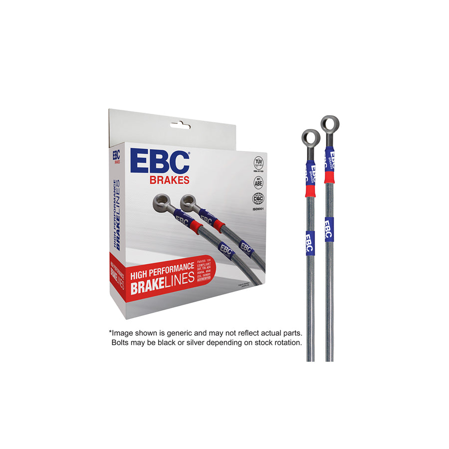 EBC PLK1890 Volvo V70 Mk1 Yellowstuff Pads and Brake Line Performance Pack - Girling/TRW Caliper 4 | ML Performance UK Car Parts