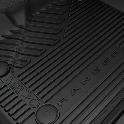 GENUINE FORD 2587126 RANGER RUBBER FLOOR MATS FRONT AND REAR, BLACK | ML Performance UK