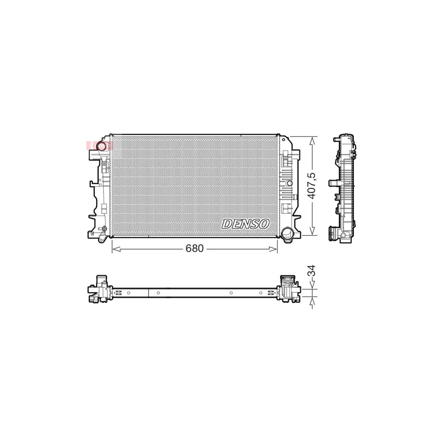 Denso DRM17117 Drm17117 Engine Radiator Suitable For Mercedes-Benz Sprinter | ML Performance UK