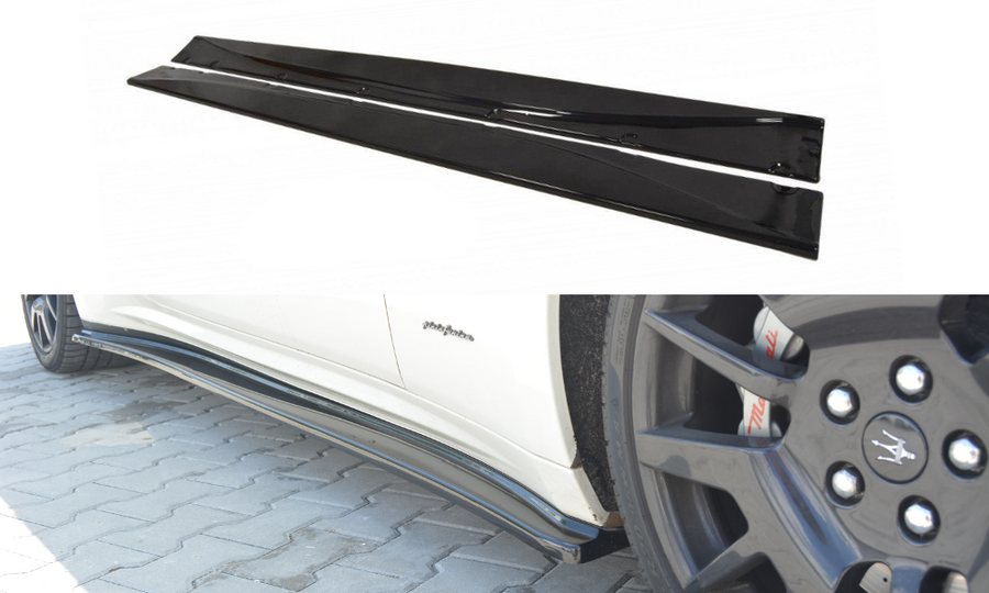 Maxton Design MS-GT-1-SD1T Side Skirts Diffusers Maserati Gran Turismo & S | ML Performance UK Car Parts