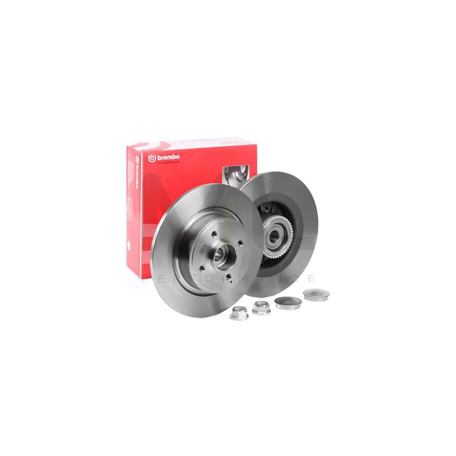 BREMBO BEARING DISC LINE 08.A238.47 Brake Disc Solid, with ABS sensor ring, with wheel bearing set | ML Performance Car Parts