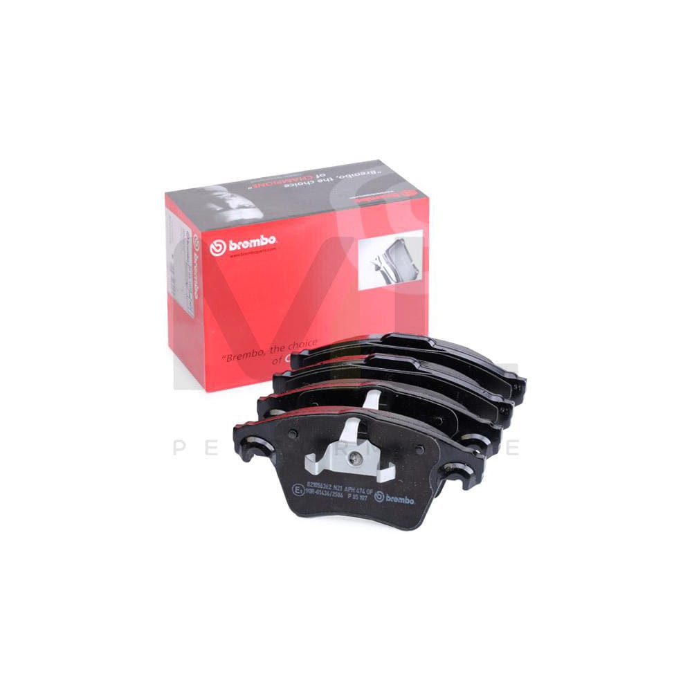 Brembo P 85 107 Brake Pad Set Excl. Wear Warning Contact | ML Performance Car Parts