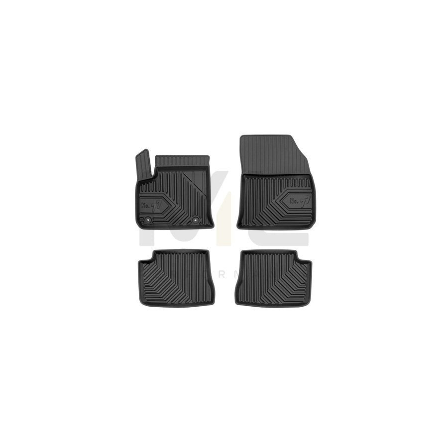 FROGUM Tailored, No.77 77425293 Floor mat set for OPEL Corsa F Hatchback Elastomer, Front and Rear, Quantity: 4, Black | ML Performance Car Parts