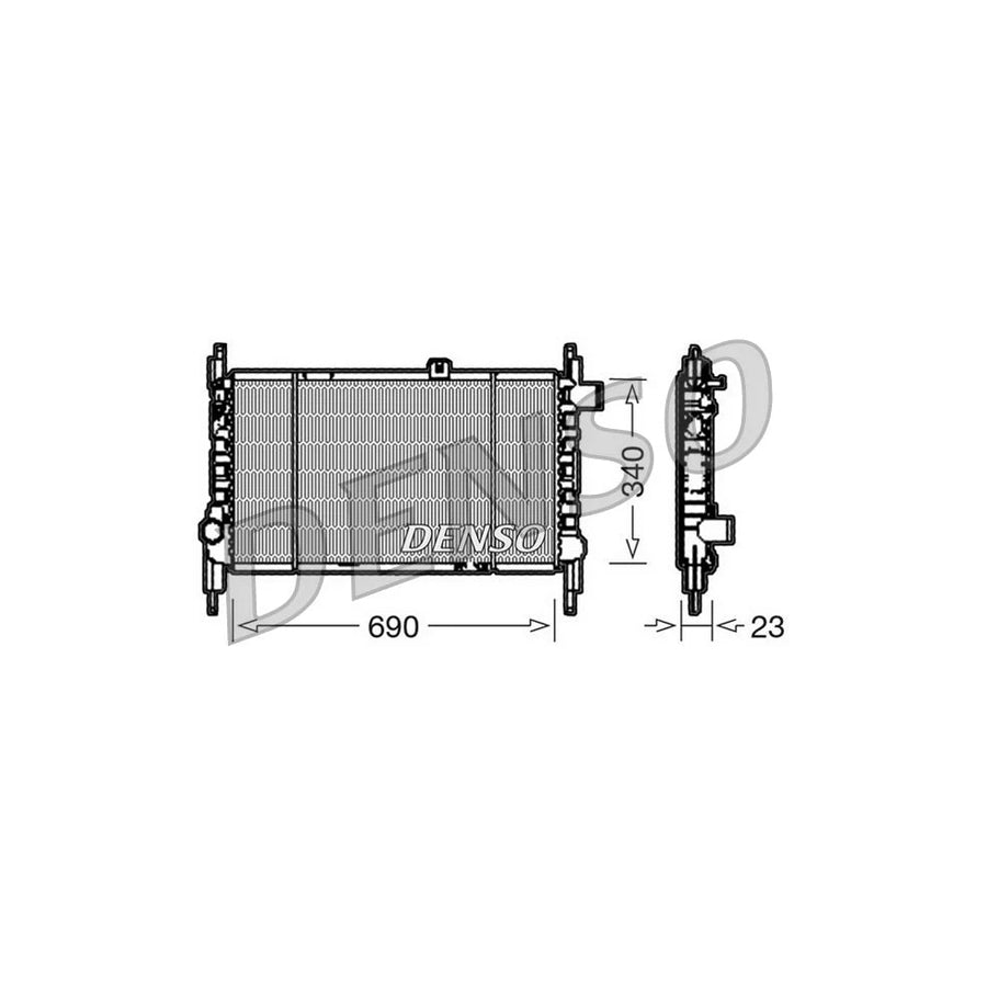 Denso DRM44003 Drm44003 Engine Radiator | ML Performance UK