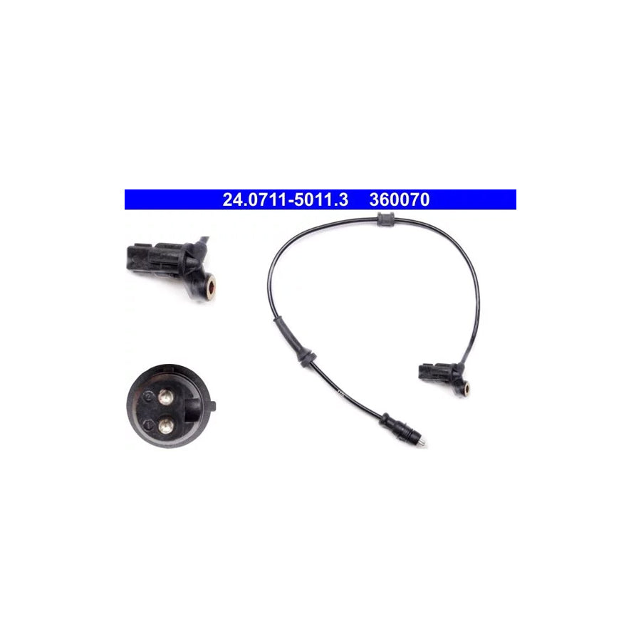 ATE 24.0711-5011.3 Abs Sensor For Renault Laguna