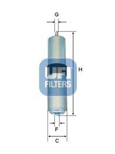 UFI 31.857.01 Fuel Filter