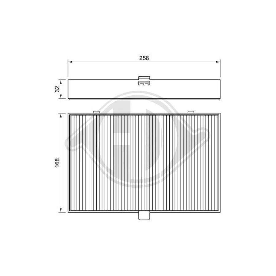 DIEDERICHS DCI0030 Pollen Filter | ML Performance UK Car Parts